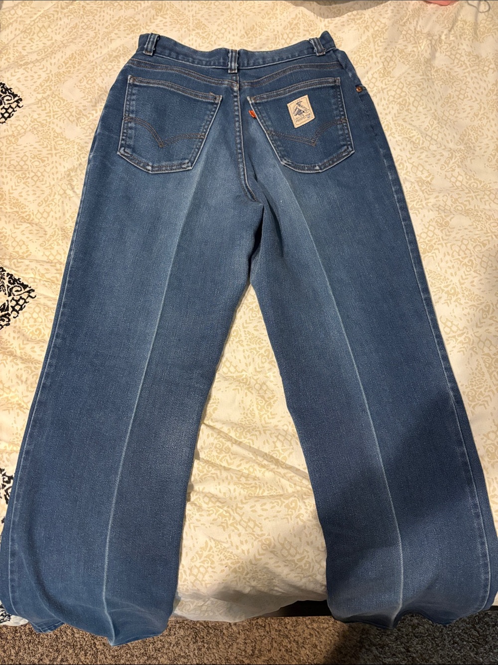Vintage-Inspired Blue Women’s Jeans - Relaxed Fit